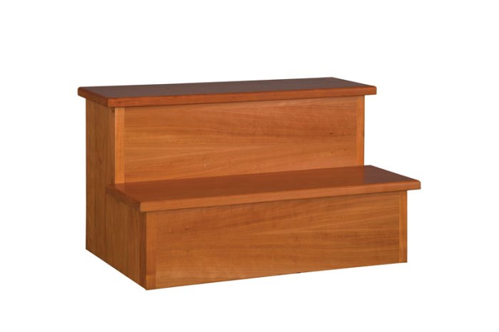 Upholstered step stool-I need this for my bed! | Step stool for bed ... Upholstered step stool-I need this for my bed! | Step stool for bed ...