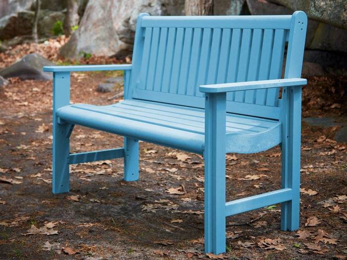 Recycled Plastic Benches - Outdoor Garden Benches Stackable plastic garden bench furniture