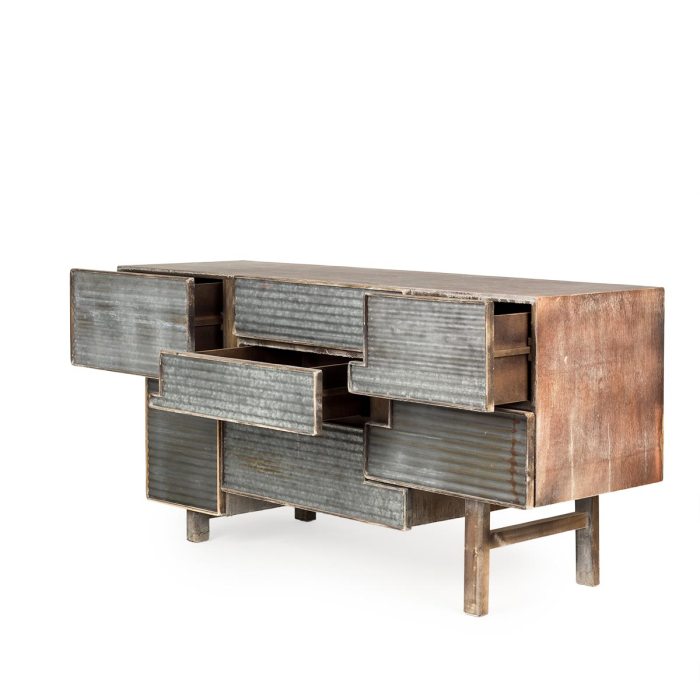 Industrial sideboard Hudson contract in Francisco Segarra. Industrial sideboard Hudson contract in Francisco Segarra.
